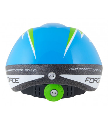 Laste jalgrattakiiver FORCE FUN STRIPES sinine-roheline-valge