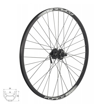 Jalgratta jooks esimene FORCE BASIC DISC 559x19 26''