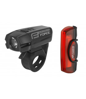 Jalgratta tulede komplekt Force USB GLARE 