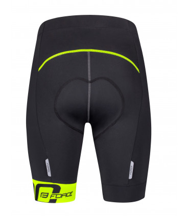 Rattapüksid Force B30 vöökohani must-kollane