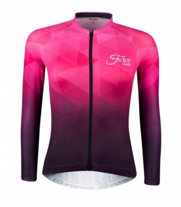 Rattasärk naistele FORCE GEM pika käisega roosa