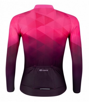 Rattasärk naistele FORCE GEM pika käisega roosa