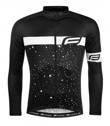 Rattasärk pikkadekäistega FORCE Spray must-valge