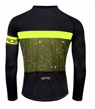 Rattasärk pikkadekäistega FORCE Spray must-kollane