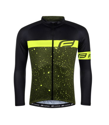 Rattasärk pikkadekäistega FORCE Spray must-kollane