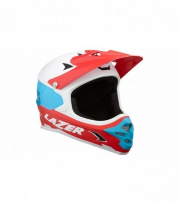 Rattakrossi kiiver Lazer Phoenix valge-punane