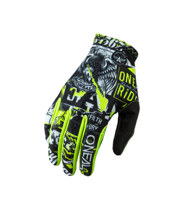 Laste kindad O'NEAL MATRIX BLACK/NEON YELLOW