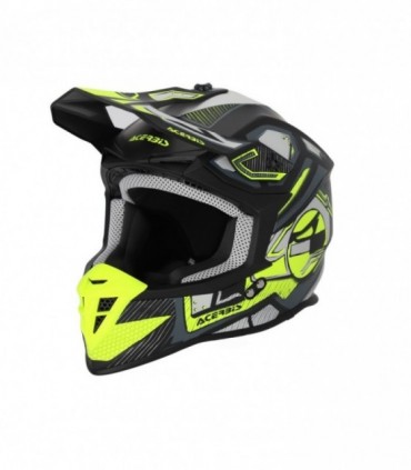 Acerbis Linear kiiver neoonkollane/must