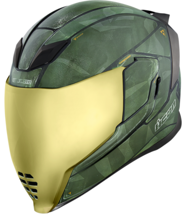 Street kiiver ICON Airflite Battlescar 2 roheline