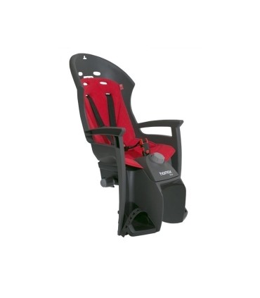 Lastetool jalgrattale HAMAX SIESTA PLUS hall-punane