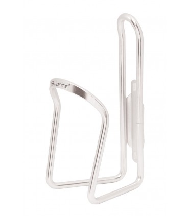 Pudelikorv jalgratta raamile FORCE DOT AI läikiv hõbe