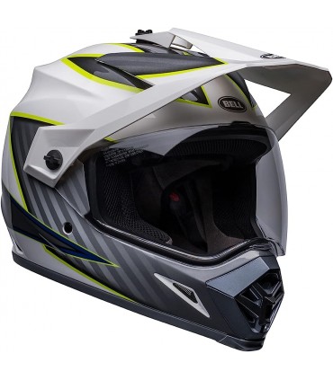 Endurokiiver Bell MX-9 Adventure Mips hall-erkkollane