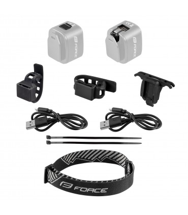 Jalgratta tulede komplekt  FORCE FLEA usb