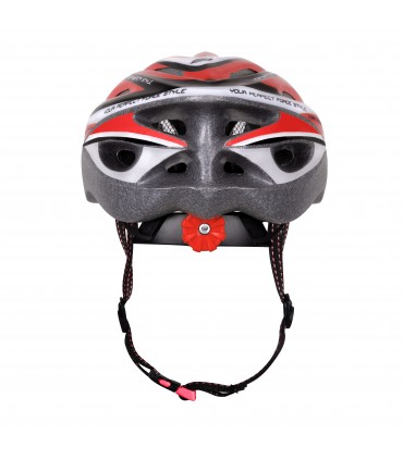 Jalgrattakiiver FORCE HAL, must-punane-valge