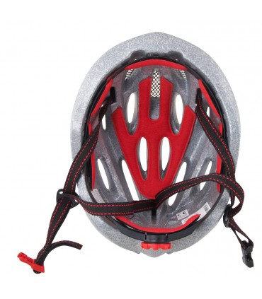 Jalgrattakiiver FORCE HAL, must-punane-valge