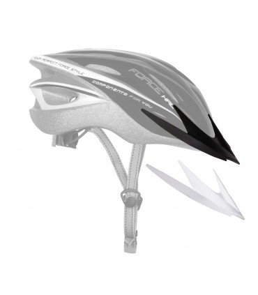 Jalgrattakiiver FORCE HAL, must-punane-valge