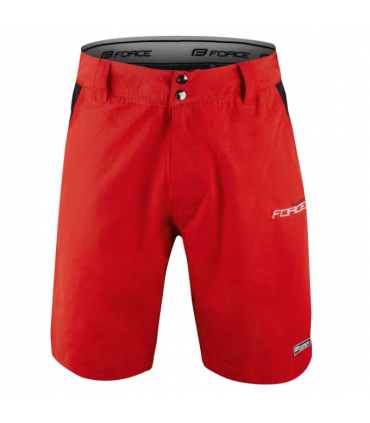 Rattapüksid FORCE BLADE MTB punane