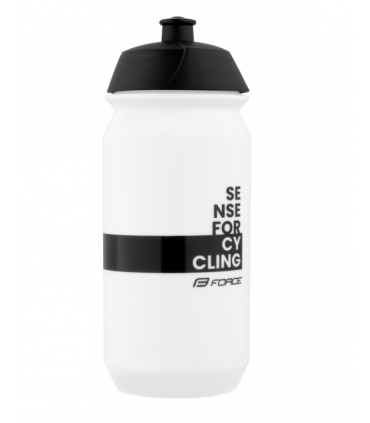 Joogipudel FORCE FINE 0,5l valge