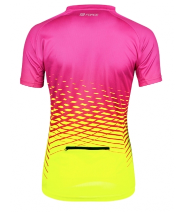 Naiste rattasärk Force MTB ANGLE roosa-neoonkollane