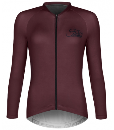 Naiste rattasärk FORCE CHARM pikakäistega veinipunane