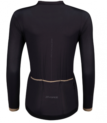 Naiste rattasärk FORCE GOLD pikakäistega must