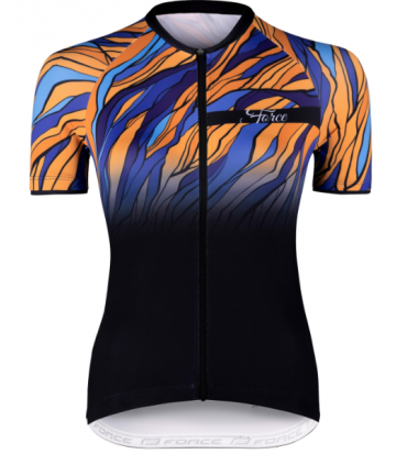 Naiste rattasärk Force LIFE must-sinine-oranž