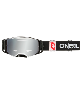Krossiprillid ONEAL B-33 BOLD must/valge (silver klaasid)