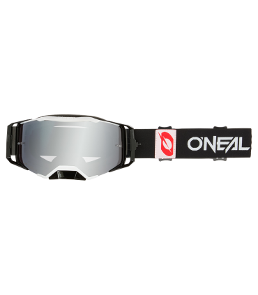Krossiprillid ONEAL B-33 BOLD must/valge (silver klaasid)