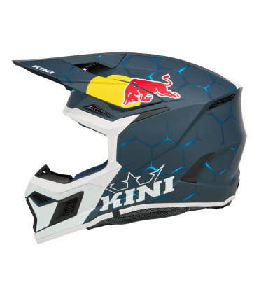 Laste krossikiiver ONEAL Kini Red Bull MX3 1.0 sinine/valge