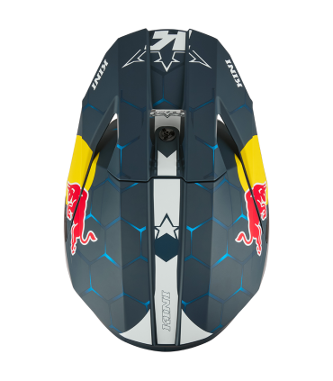 Laste krossikiiver ONEAL Kini Red Bull MX3 1.0 sinine/valge