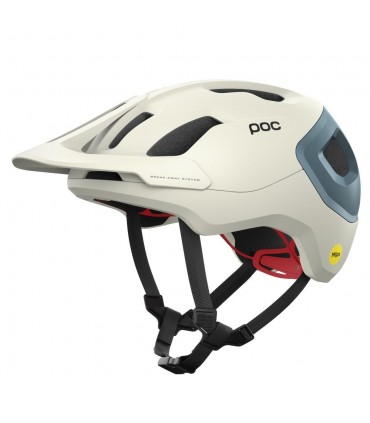 Jalgrattakiiver Poc Axion Race MIPS Selentiin Hallikas-Valge/Calcite Sinine Matt