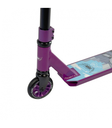 Triki Tõukeratas Flyby Lite V2 must-lilla