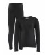 Laste soepesu CRAFT CORE Warm Baselayer Komplekt Must