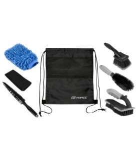 Puhastuskomplekt FORCE PROFI 6tk, kotiga karbis