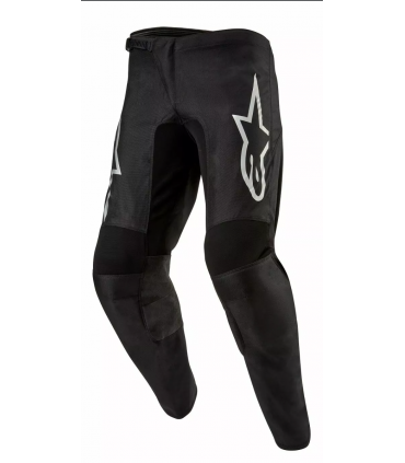 Krossipüksid Alpinestars Fluid Graphite Must/Hõbe