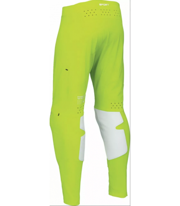 Laste krossipüksid Thor Sportmode Riot Fluorestseeriv kollane/Valge