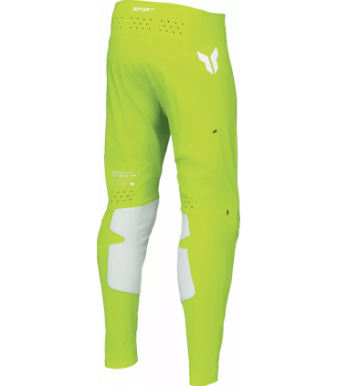 Laste krossipüksid Thor Sportmode Riot Fluorestseeriv kollane/Valge