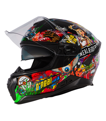 Tänavasõidukiiver ONEAL Challenger Crank Must/Mitmevärviline