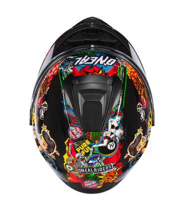 Tänavasõidukiiver ONEAL Challenger Crank Must/Mitmevärviline