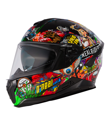 Tänavasõidukiiver ONEAL Challenger Crank Must/Mitmevärviline