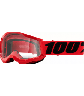 Laste krossiprillid 100% Strata 2 Youth - Punane