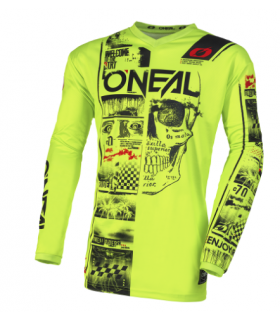 Laste krossisärk ONEAL Attack - Neoon kollane/must