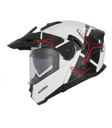 Adventure Kiiver Acerbis Rider - Valge/Must