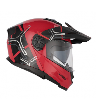 Adventure Kiiver Acerbis Rider - Punane/Must