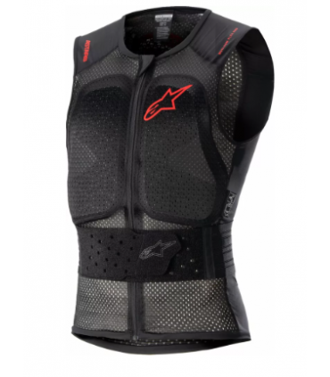 Alpinestars Nucleon Flex Pro Kaitsevest  - Must/Punane