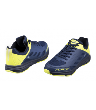 Jalgrattakingad Force Go - Tumesinine/Kollane