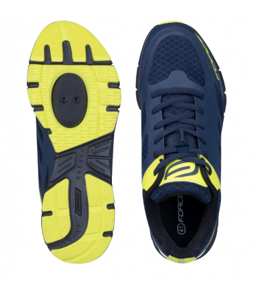 Jalgrattakingad Force Go - Tumesinine/Kollane