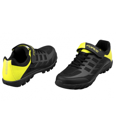 Jalgrattakingad Force Go 2- Must/Kollane