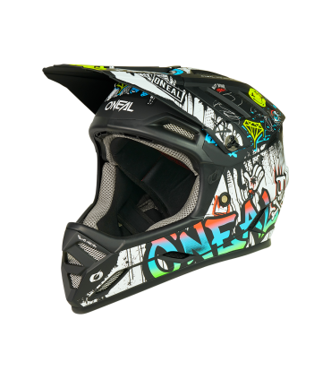 Rattakrossi kiiver ONEAL Backflip Rancid Must/Valge