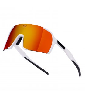 Spordiprillid FORCE GLARE valge-punane mirror klaar